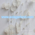 Ghirlanda in rilievo di fiori acrilici per decorazioni nuziali